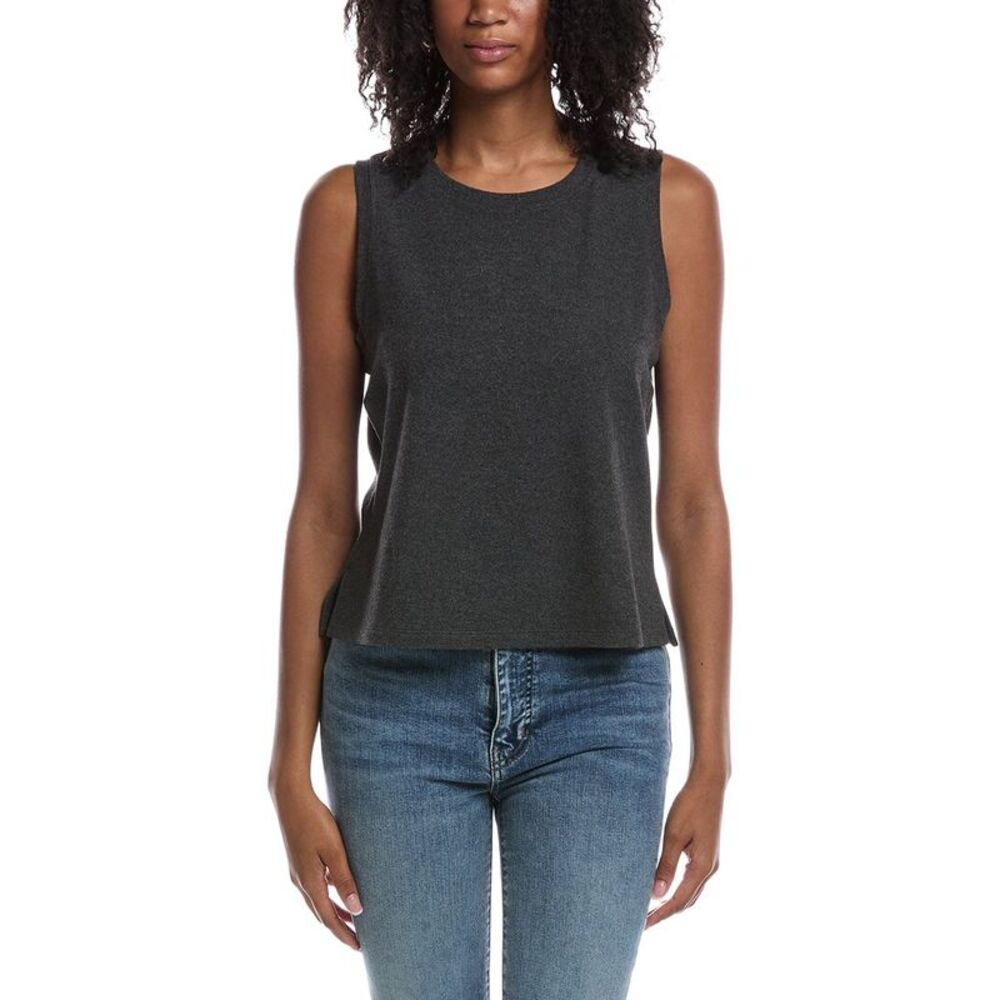Cabi Womens Snap Top, Gray